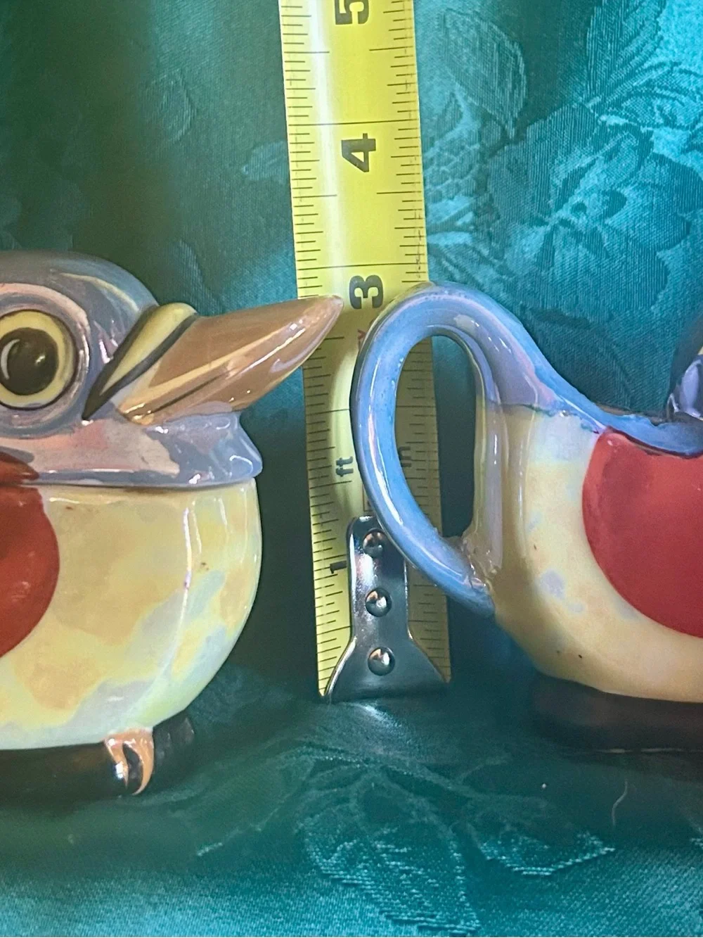 Vintage Lusterware Duck Cream & Sugar Set